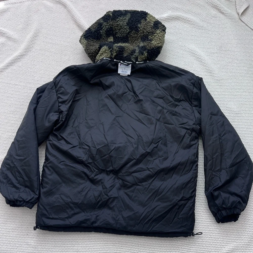 Champion Men's Black and Camo Performance Jacket